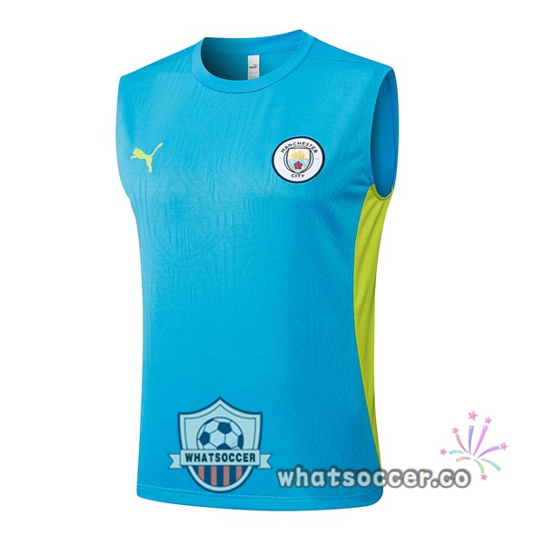 Manchester City Soccer Vest Blue 2025-2026