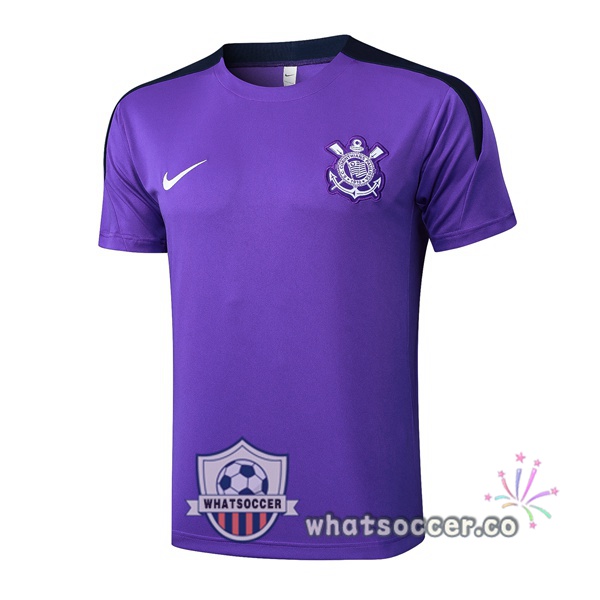 Corinthians Training T-Shirts Purple 2025-2026