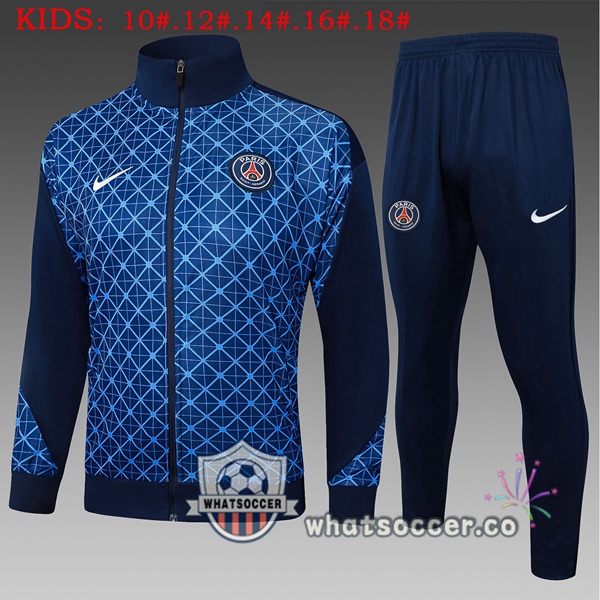 Training Jacket Paris PSG Kids Blue Royal 2025-2026