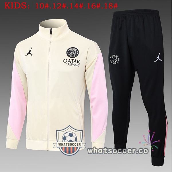 Training Jacket Jordan Paris PSG Kids Yellow 2025-2026