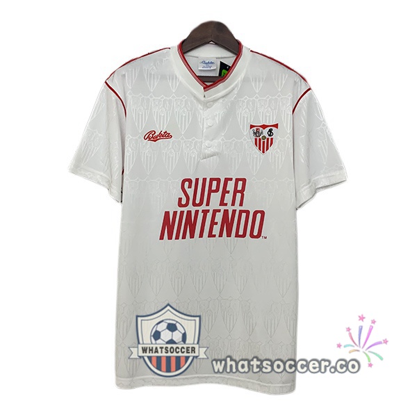 Sevilla FC Retro Home White 1991-1992
