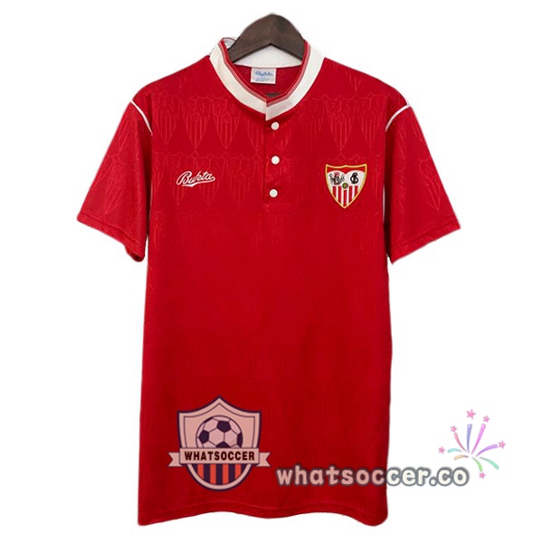 Sevilla FC Retro Away Red 1991-1992
