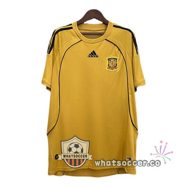 Spain Retro Third Yellow 2008