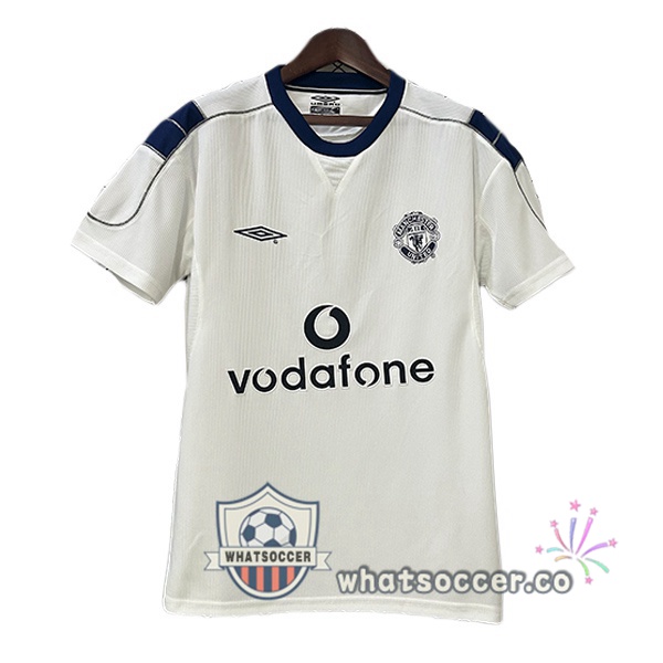 Manchester United Retro Away White 2000-2001