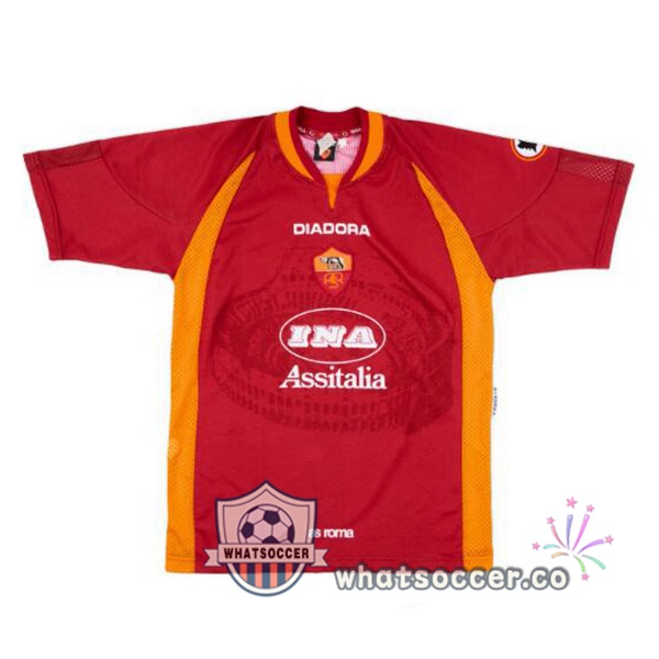 AS Roma Retro Home Red 1997-1998