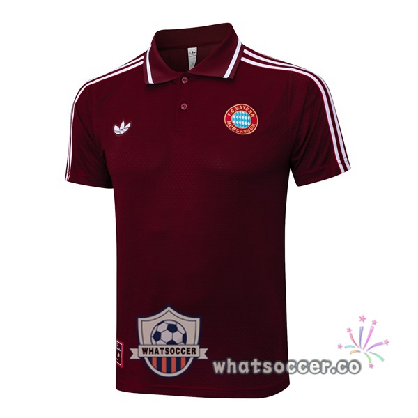 Training Polo Bayern Munich Marron 2025-2026