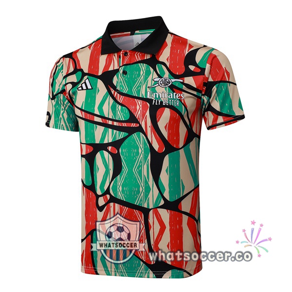 Training Polo Arsenal Red Green 2025-2026