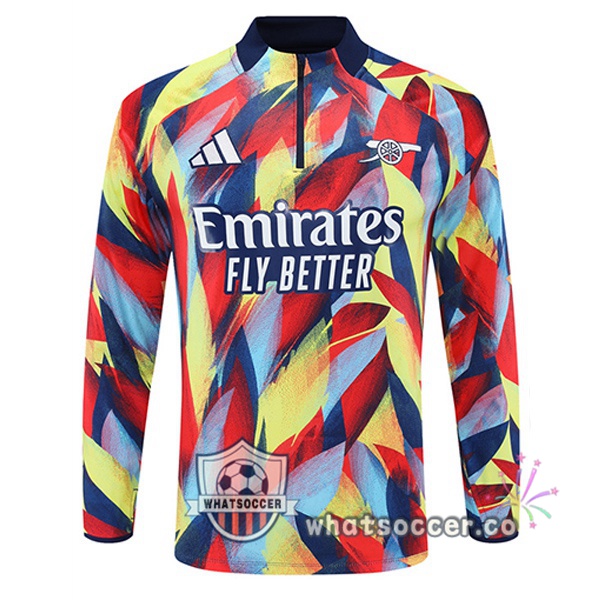 Soccer Sweater Arsenal Yellow Red 2025-2026