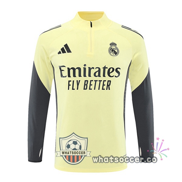 Soccer Sweater Real Madrid Yellow 2025-2026