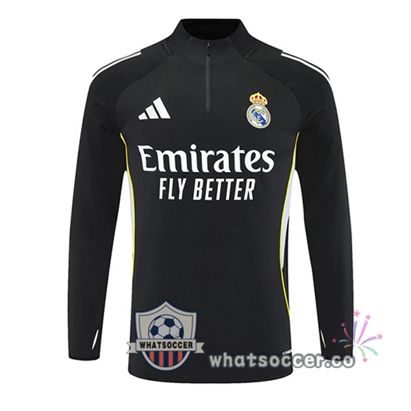 Soccer Sweater Real Madrid Black 2025-2026