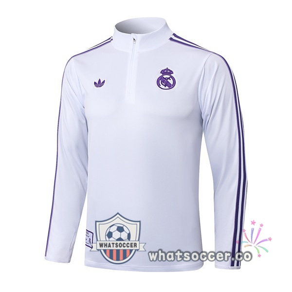 Soccer Sweater Real Madrid White 2025-2026