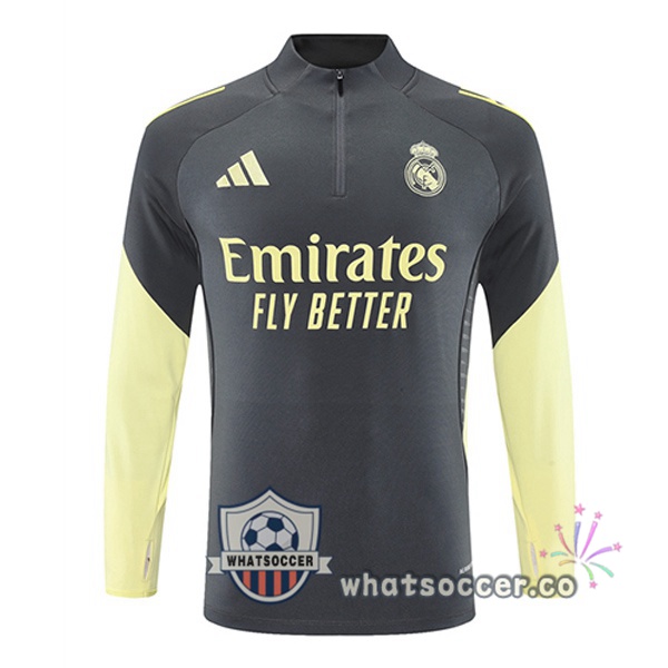 Soccer Sweater Real Madrid Gray 2025-2026