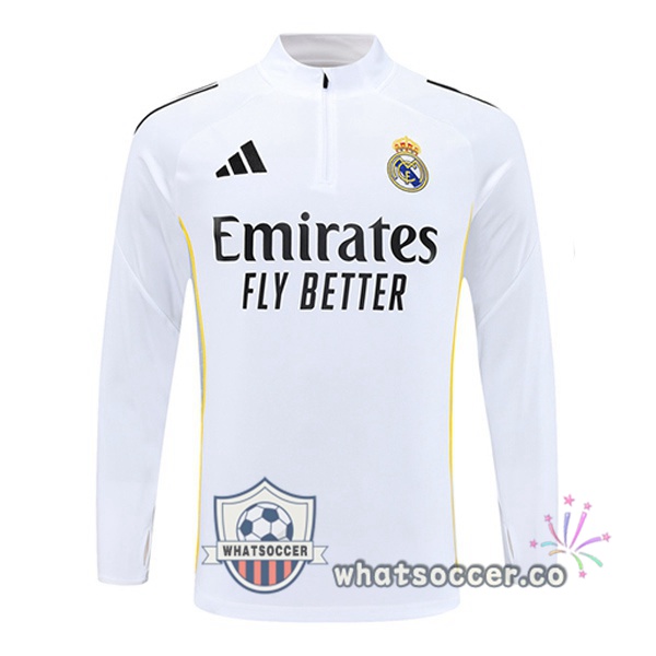 Soccer Sweater Real Madrid White 2025-2026