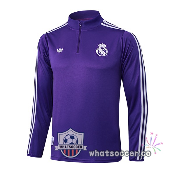 Soccer Sweater Real Madrid Purple 2025-2026