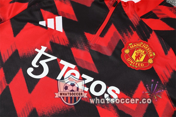 Tracksuit Manchester United Red Black 2025-2026