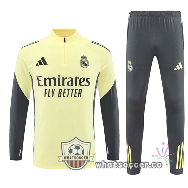 Tracksuit Real Madrid Yellow 2025-2026