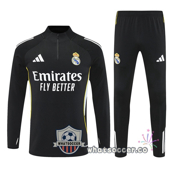 Tracksuit Real Madrid Black 2025-2026