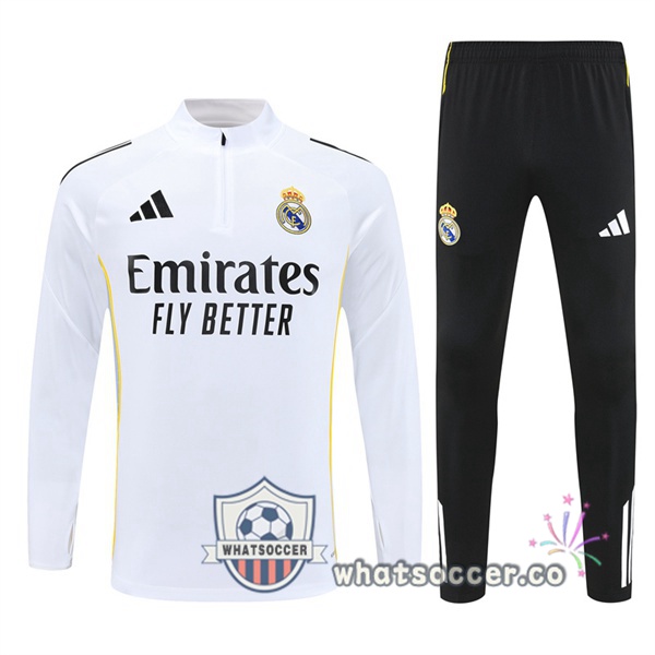 Tracksuit Real Madrid White 2025-2026