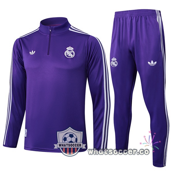 Tracksuit Real Madrid Purple 2025-2026