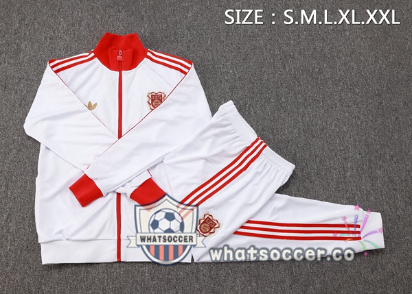 Training Jacket Bayern Munich White 2025-2026