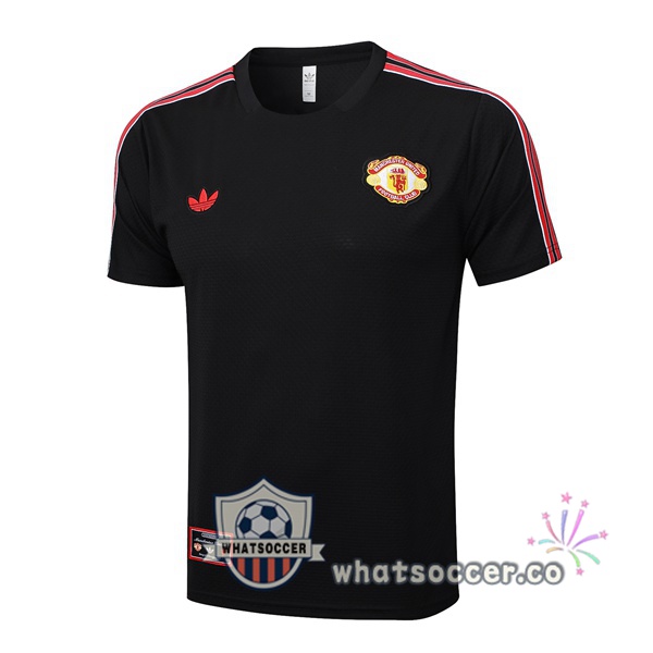 Manchester United Training T-Shirts Black 2025-2026