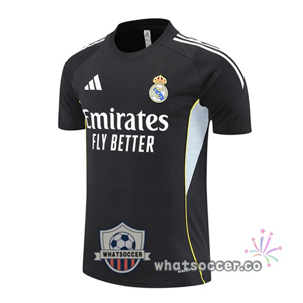 Real Madrid Training T-Shirts Black 2025-2026