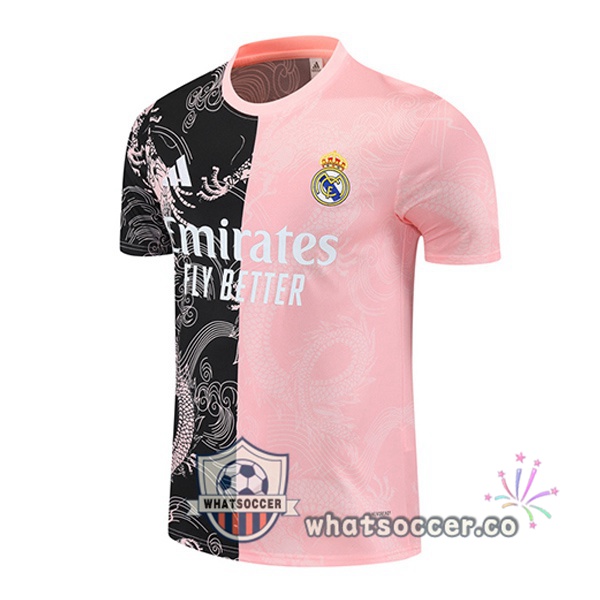 Real Madrid Training T-Shirts Black Rose 2025-2026