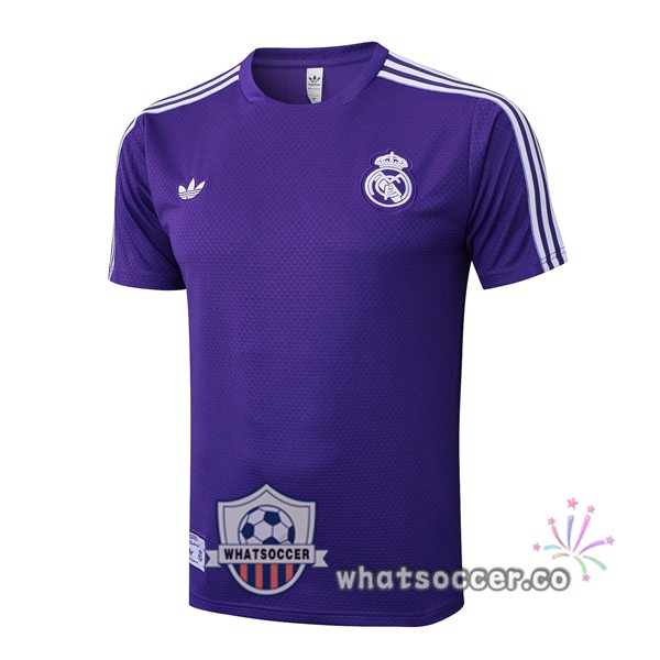 Real Madrid Training T-Shirts Purple 2025-2026