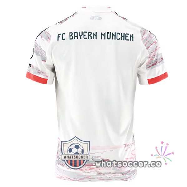Bayern Munich Away Soccer Jerseys White 2025-2026