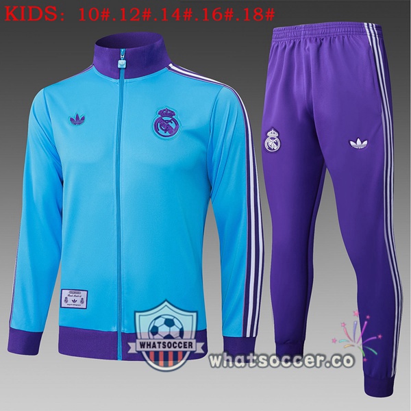 Training Jacket Real Madrid Kids Blue 2025-2026