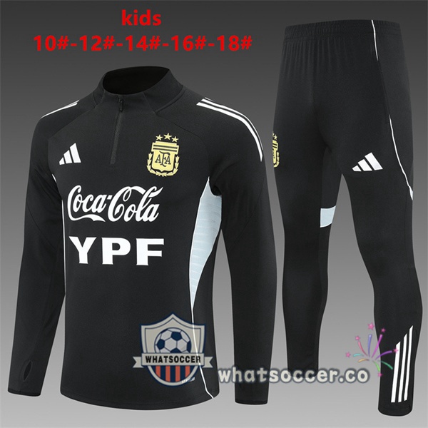 Tracksuit Argentina Kids Black 2025-2026