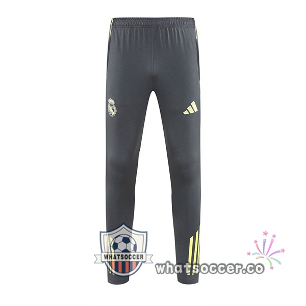 Real Madrid Soccer Pants Gray 2025-2026