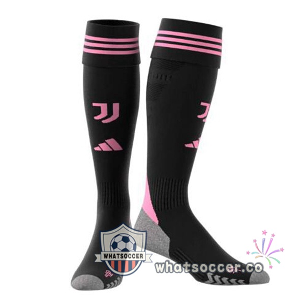 Juventus Home Soccer Socks Black 2025-2026