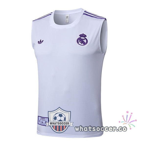 Real Madrid Soccer Vest White 2025-2026