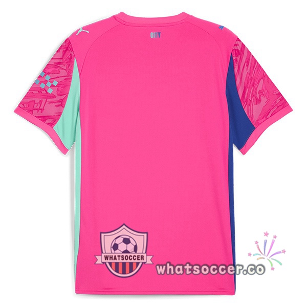 Manchester City Goalkeeper Soccer Jerseys Rose 2025-2026