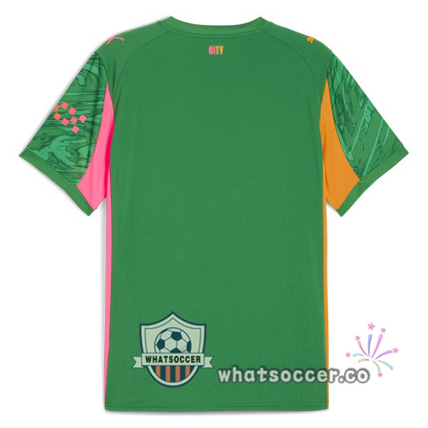 Manchester City Goalkeeper Soccer Jerseys Green 2025-2026