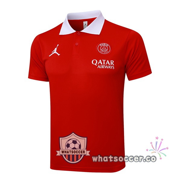 Training Polo Jordan Paris PSG Red 2025-2026