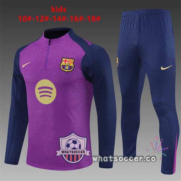 Tracksuit FC Barcelona Kids Purple 2025-2026