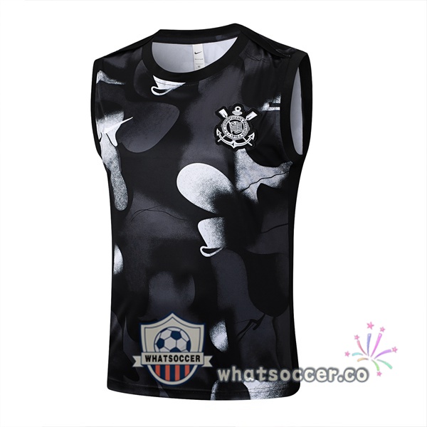 Corinthians Soccer Vest Black 2025-2026
