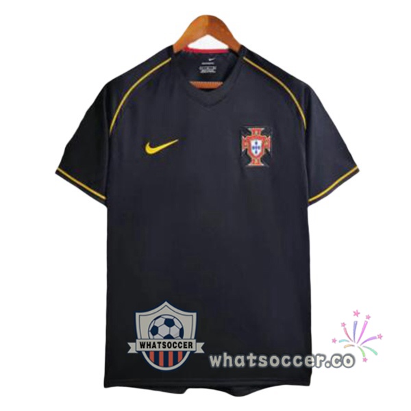 Portugal Retro Away Black 2006