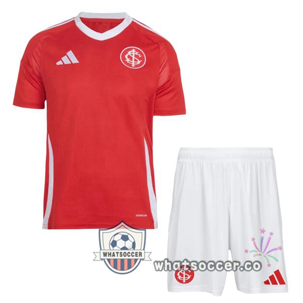 SC Internacional Kids Home Soccer Jerseys Red 2025-2026