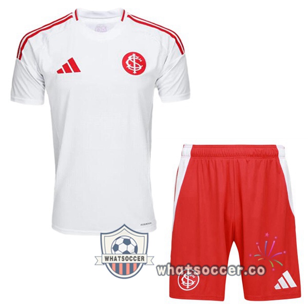 SC Internacional Kids Away Soccer Jerseys White 2025-2026