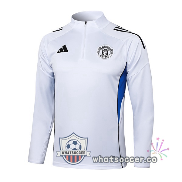Soccer Sweater Manchester United White 2025-2026