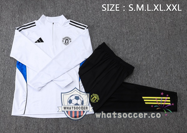 Training Wear Manchester United White 2025-2026