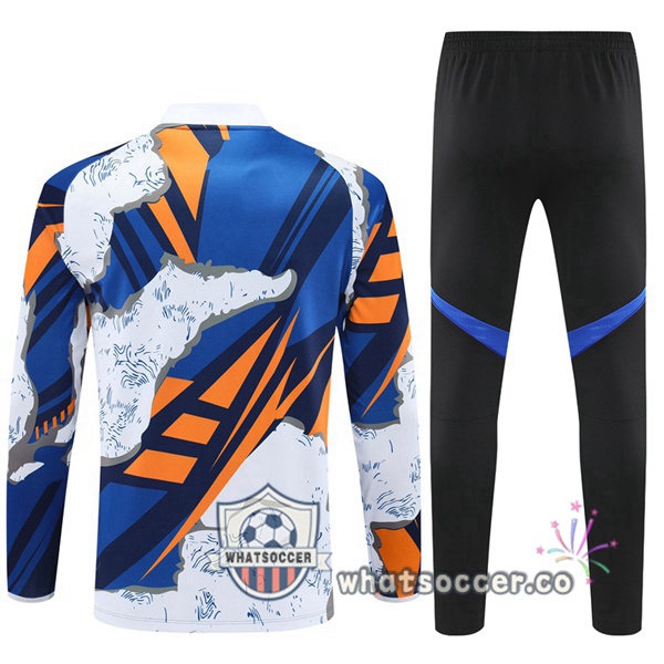 Training Wear Real Madrid Blue White 2025-2026