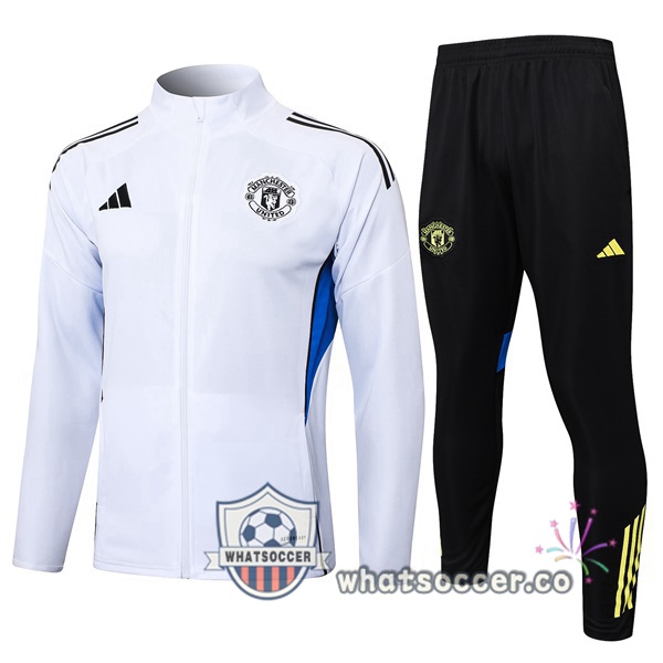 Training Jacket Manchester United White 2025-2026