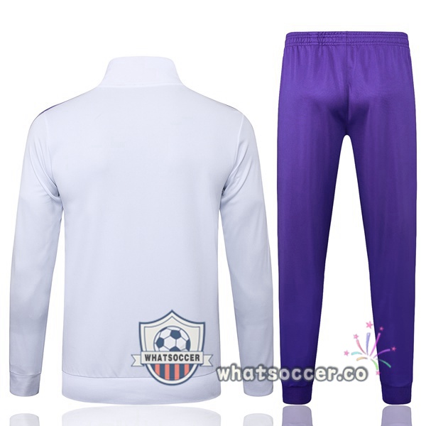 Training Jacket Real Madrid White 2025-2026