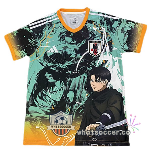 Japan Special Edition Soccer Jerseys Yellow Green 2025-2026