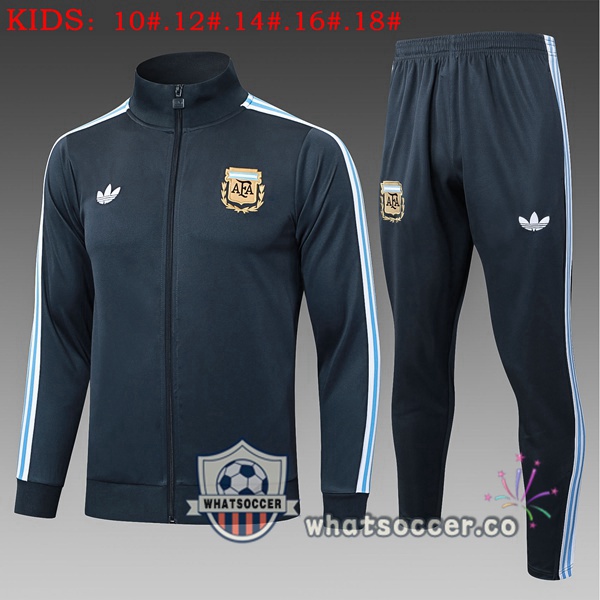 Training Jacket Argentina Kids Gray 2025-2026