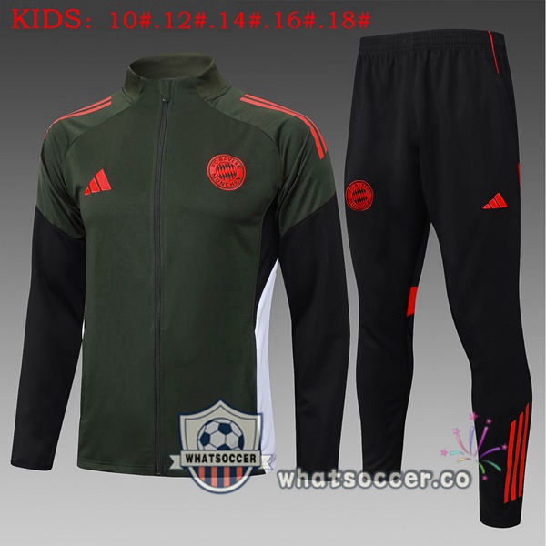 Training Jacket Bayern Munich Kids Green 2025-2026